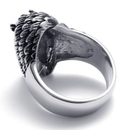 Anello In Titanio Con Teschio