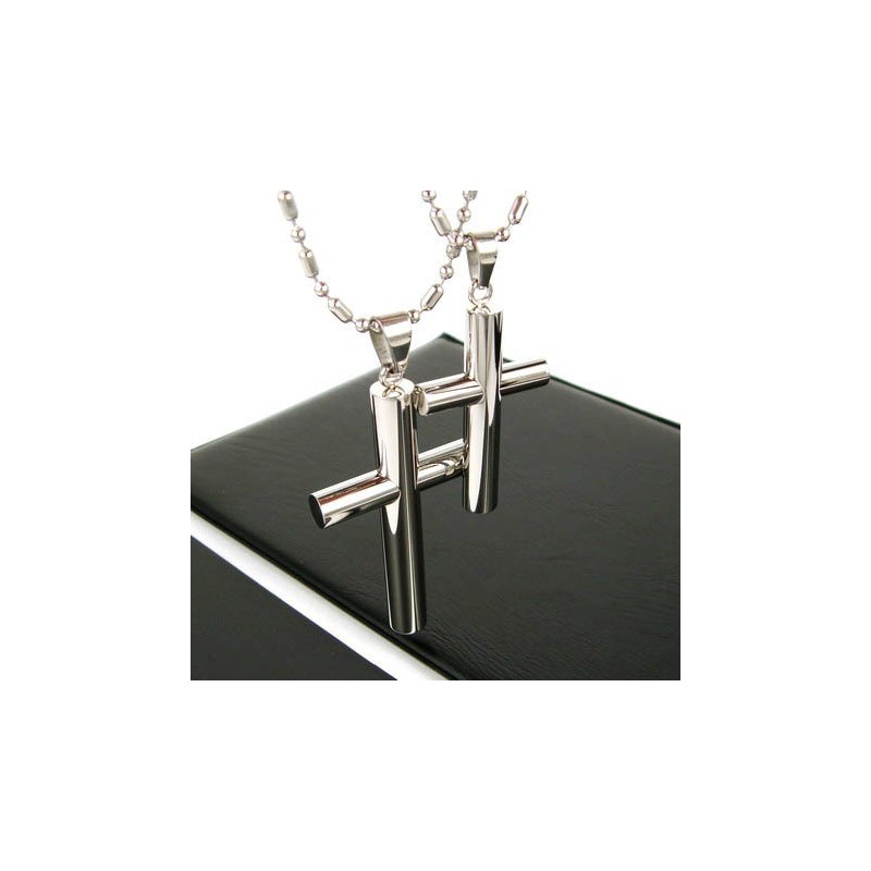 Ciondolo A Forma Di Croce Da Uomo In Titanio Puro - Catena Gratuita - 1 Pezzo Ciondolo A Forma Di Croce Da Uomo In Titanio Puro - Catena Gratuita - 1 Pezzo