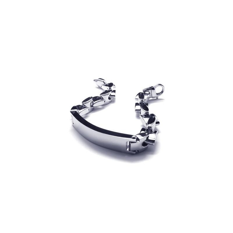 Bracciale A Catena Con Ciondolo In Titanio Puro Argento Da Uomo E Ragazzo Bracciale A Catena Con Ciondolo In Titanio Puro Argento Da Uomo E Ragazzo