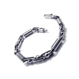 Bracciale Con Ciondolo In Argento 316L E Titanio Puro Da Uomo E Ragazzo
