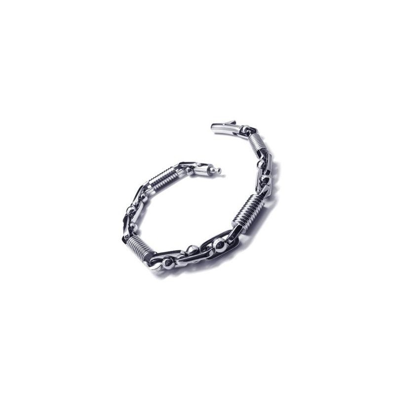 Bracciale Con Ciondolo In Argento 316L E Titanio Puro Da Uomo E Ragazzo Bracciale Con Ciondolo In Argento 316L E Titanio Puro Da Uomo E Ragazzo
