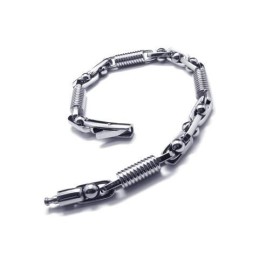 Bracciale Con Ciondolo In Argento 316L E Titanio Puro Da Uomo E Ragazzo