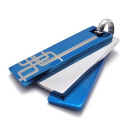 Ciondolo In Titanio Blu