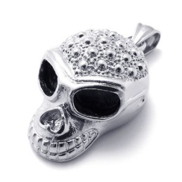 Ciondolo In Titanio Con Maschera Teschio