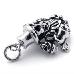 Ciondolo In Titanio A Forma Di Teschio