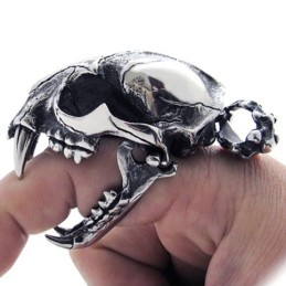 Ciondolo In Titanio Con Teschio Di Dinosauro