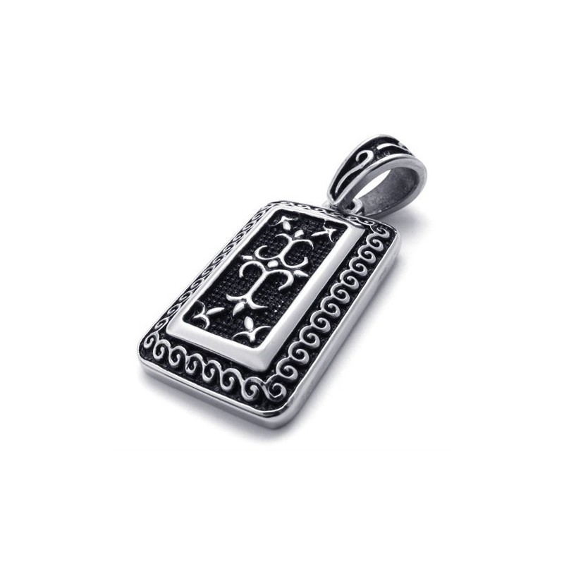 Ciondolo In Titanio Con Targhetta Per Cani