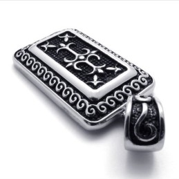 Ciondolo In Titanio Con Targhetta Per Cani