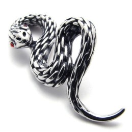 Ciondolo In Titanio Cobra