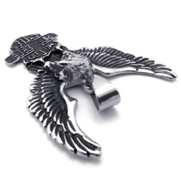 Ciondolo In Titanio Con Aquila