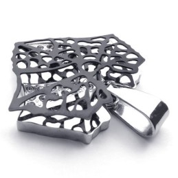 Ciondolo In Titanio "Black Leaf Lovers"