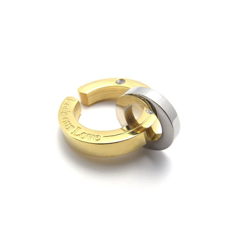 Ciondolo In Titanio Da Donna Gold Lovers Ciondolo In Titanio Da Donna Gold Lovers