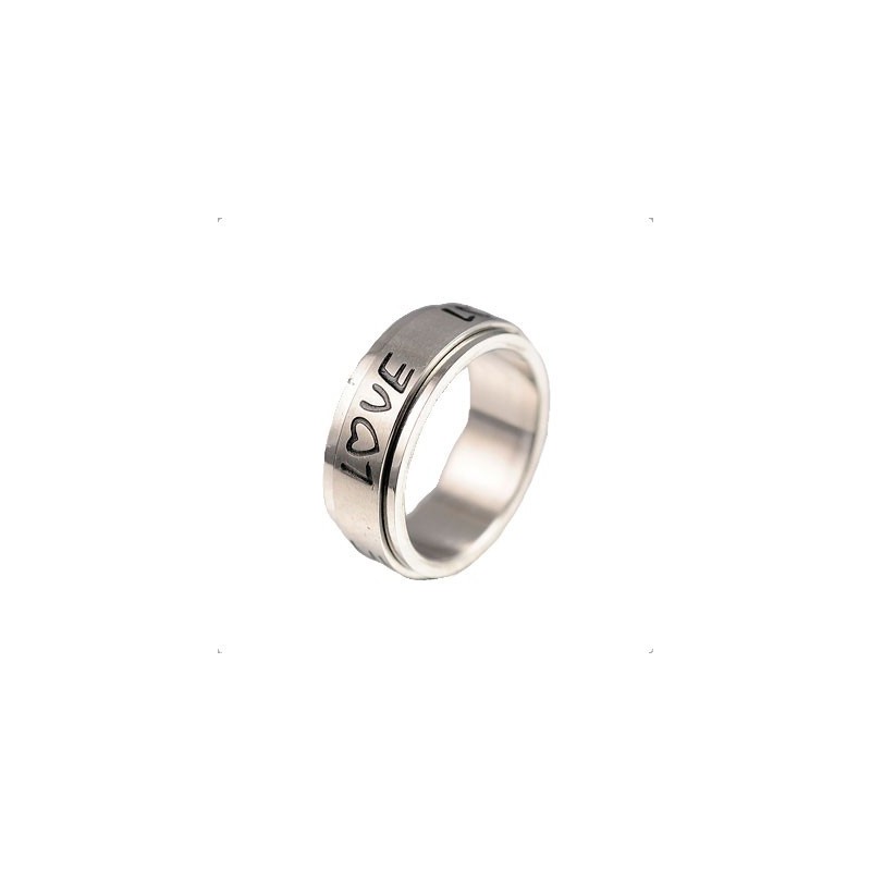 Anello Love Rotation In Titanio Anello Love Rotation In Titanio