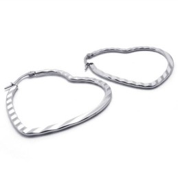 Orecchini A Forma Di Cuore In Titanio