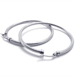 Orecchini Ad Anello In Titanio