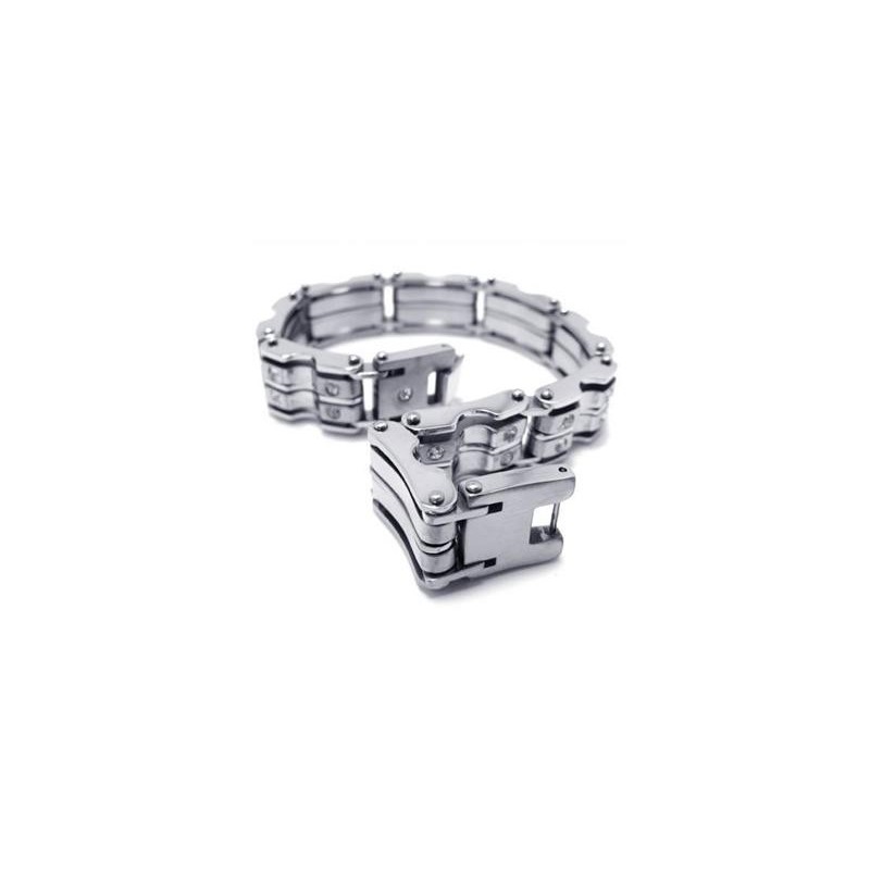 Bracciale Rigido In Titanio Puro Con Ciondolo In Argento Per Uomo E Ragazzo Bracciale Rigido In Titanio Puro Con Ciondolo In Argento Per Uomo E Ragazzo