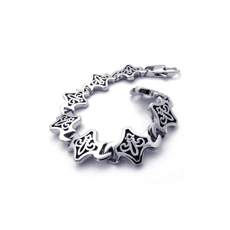 Bracciale Retrò In Titanio Da 8,7 Pollici Bracciale Retrò In Titanio Da 8,7 Pollici