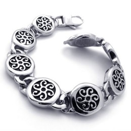 Bracciale Retrò In Titanio Da 8,7 Pollici