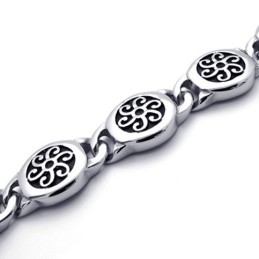 Bracciale Retrò In Titanio Da 8,7 Pollici