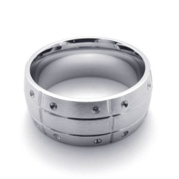 Anello In Titanio Lucido