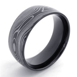 Anello In Titanio Nero