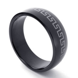 Anello In Titanio Nero