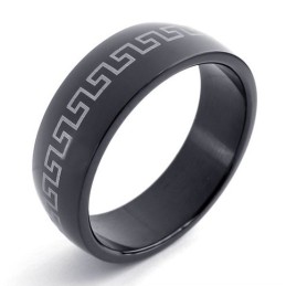 Anello In Titanio Nero
