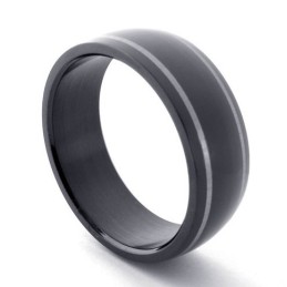 Anello In Titanio Nero