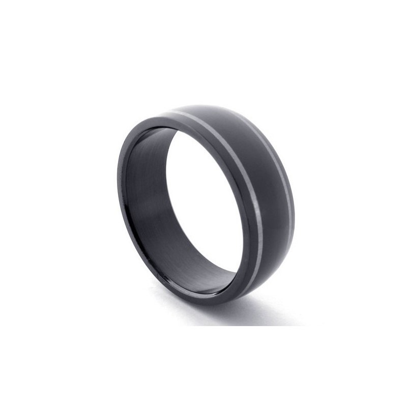 Anello In Titanio Nero Anello In Titanio Nero