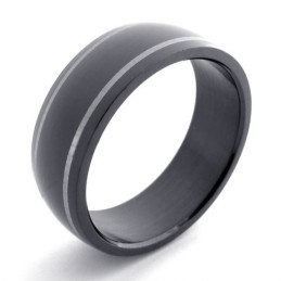 Anello In Titanio Nero