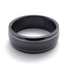 Anello In Titanio Nero