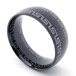 Anello In Titanio Nero
