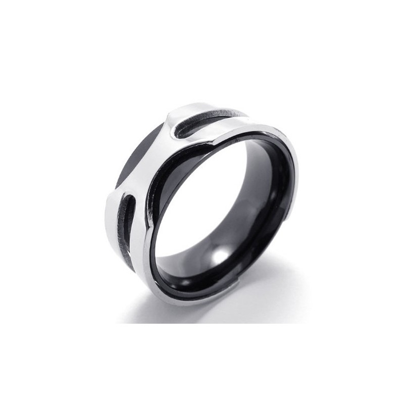 Anello In Titanio Nero