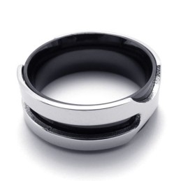 Anello In Titanio Nero