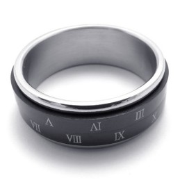 Anello In Titanio Nero