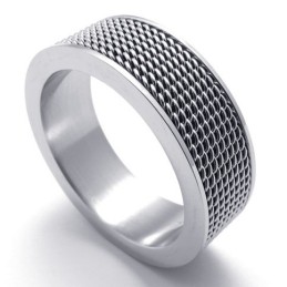 Anello In Titanio Con Cavo