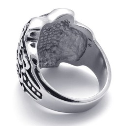 Anello In Titanio Con Corona