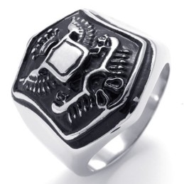 Anello In Titanio Eagle