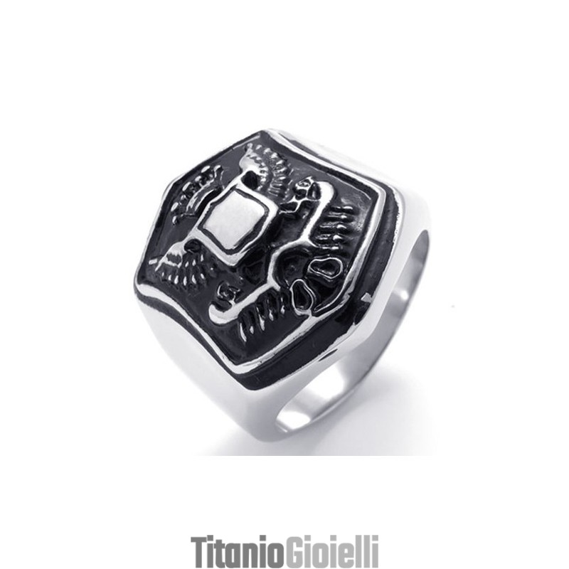 Anello In Titanio Eagle