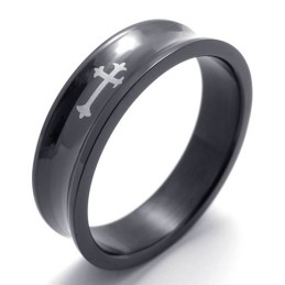 Anello In Titanio Nero