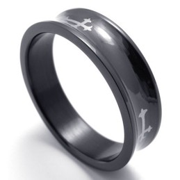 Anello In Titanio Nero