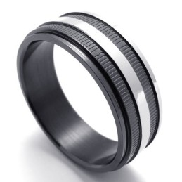 Anello In Titanio Nero