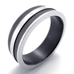Anello In Titanio Nero