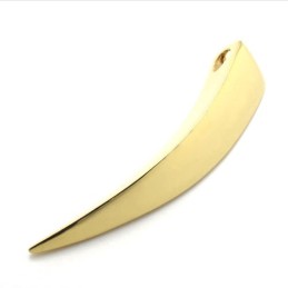 Ciondolo Con Dente Di Lupo In Titanio E Oro