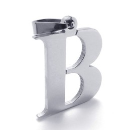 Ciondolo In Titanio Con Lettera "B"