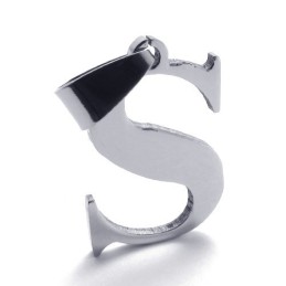 Ciondolo In Titanio Per La Lettera "S"