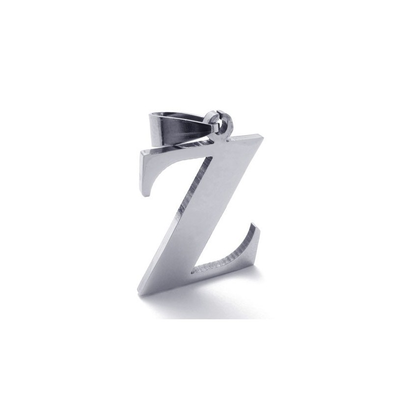 Ciondolo In Titanio Con Lettera "Z" Ciondolo In Titanio Con Lettera "Z"