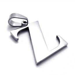Ciondolo In Titanio Con Lettera "Z"