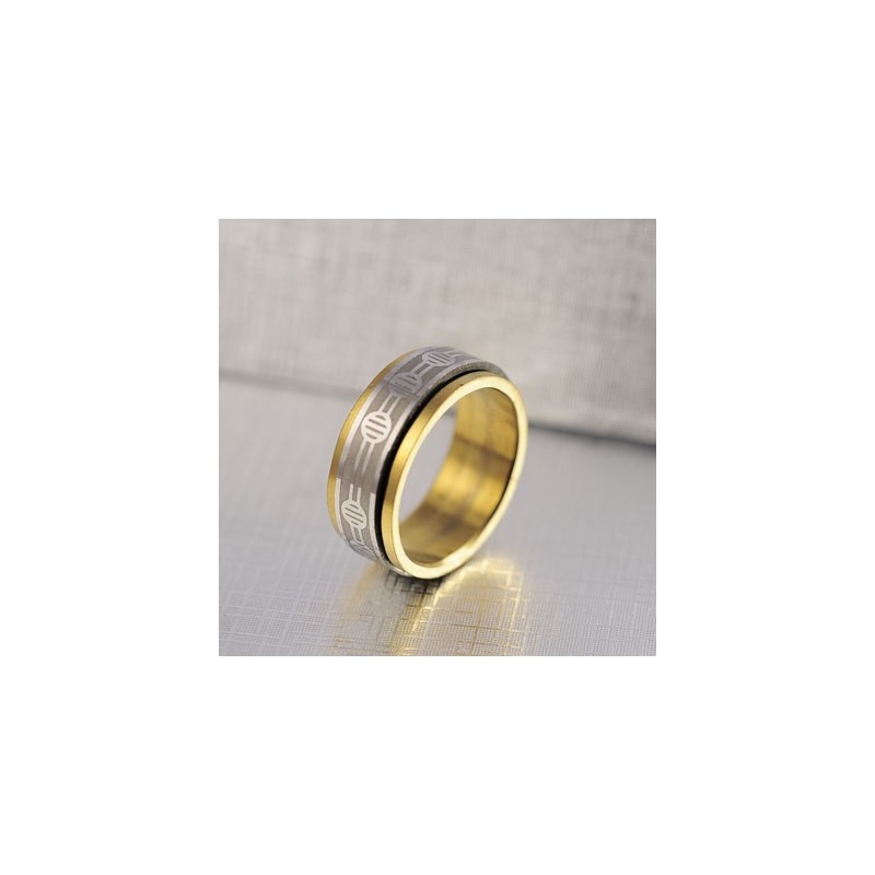 Anello In Oro E Titanio Anello In Oro E Titanio
