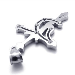 Ciondolo In Titanio Con Strass Virgo